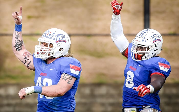 After starring as an end tandem, Donahue and Armah both know they'll have to learn new positions to stick in the NFL.